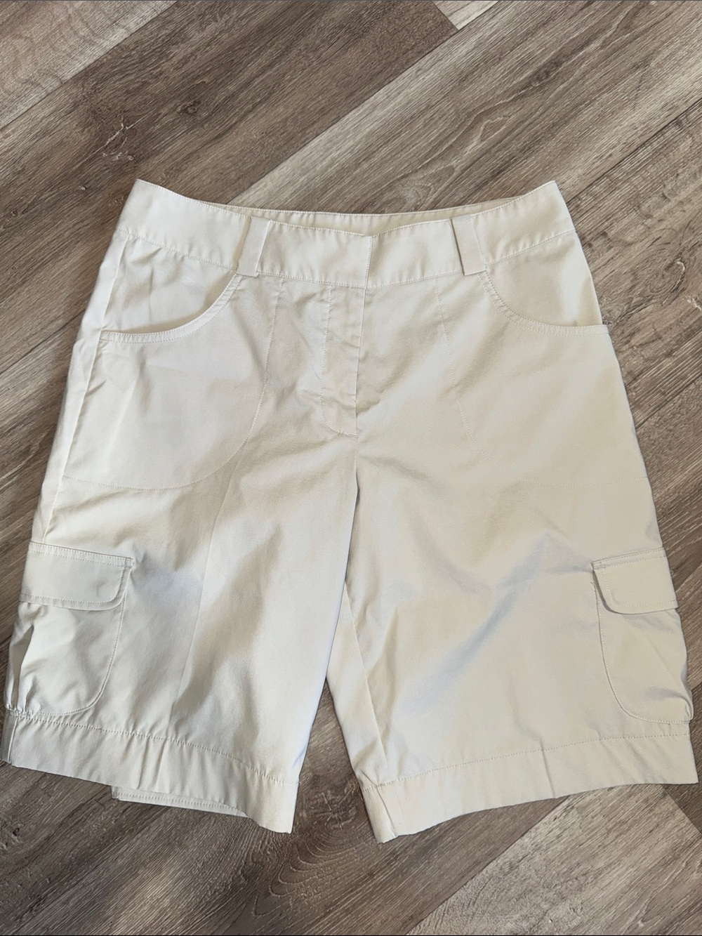 Nike Cream Utility Cargo Bermuda Shorts